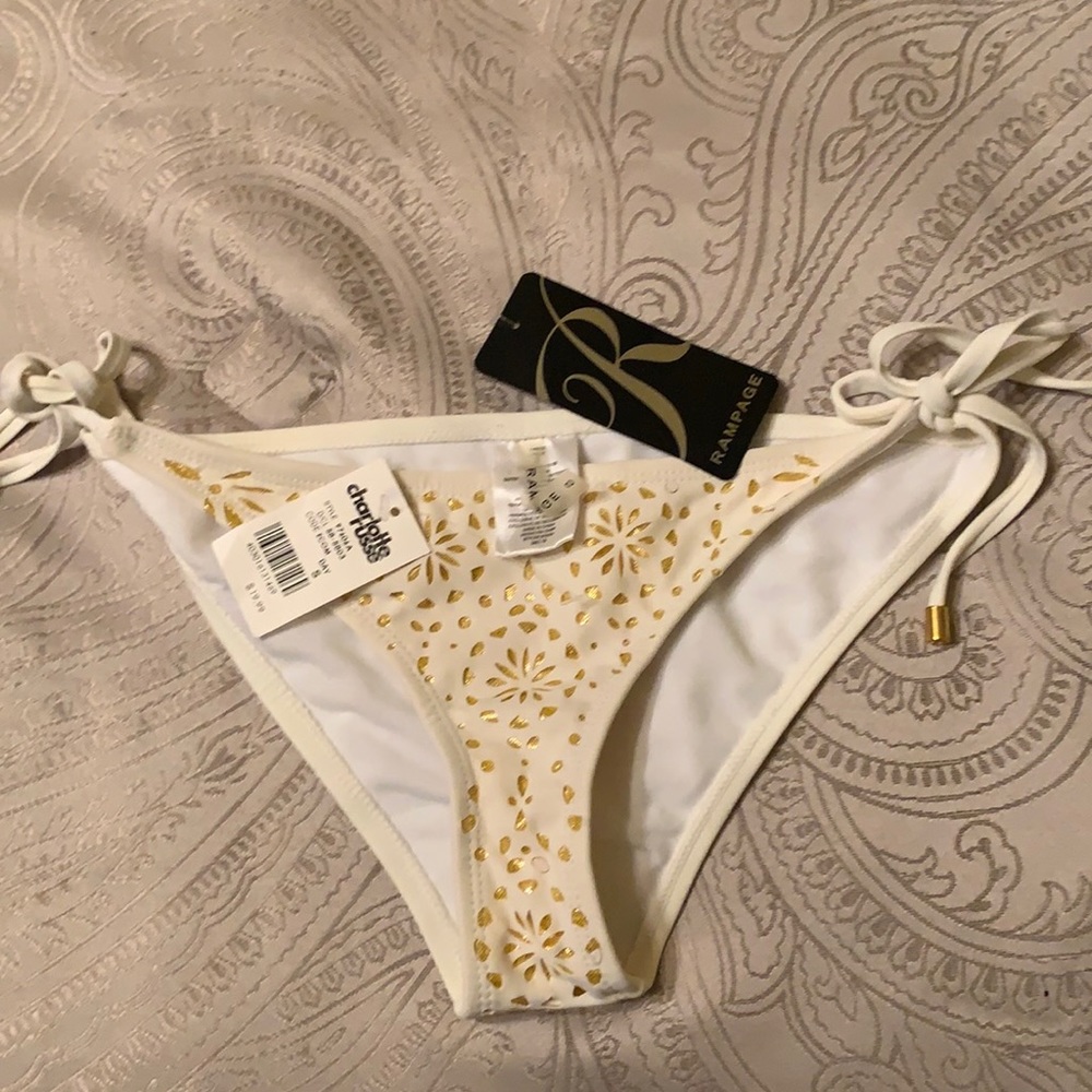 NWT Rampage bikini bottoms.